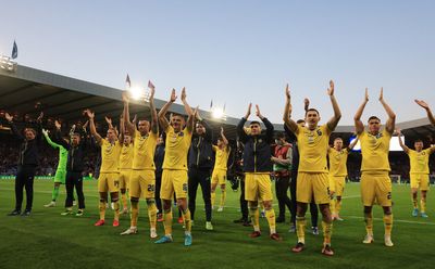 Ukraine soccer win brings joy to military in war with Russia - Zelenskiy