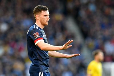 Andy Robertson apologises to Scotland fans as he admits his team 'never showed up' in Ukraine defeat