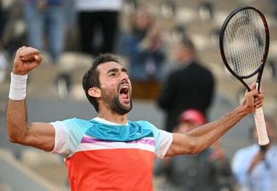 French Open: Marin Cilic battles past Andrey Rublev in fifth set tie-break to win epic quarter-final clash