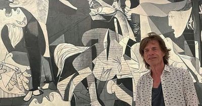 Mick Jagger explores Madrid with Rolling Stones bandmates as they reunite ahead of tour