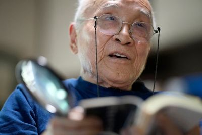 For Japan's star poet Tanikawa, it's fun, not work, at 90