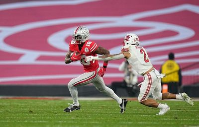 WATCH: Ohio State receiver Marvin Harrison Jr can track a football