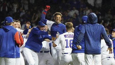 Cubs rookie Christopher Morel hits walk-off sac fly to beat Brewers in extra innings