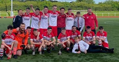 Mill United celebrate cup success after both u18s side collide in showpiece game