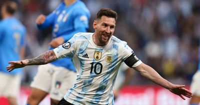 Lionel Messi equals Cristiano Ronaldo record after latest Argentina triumph