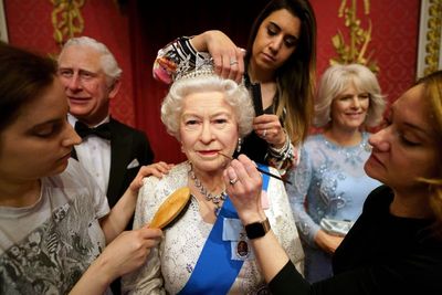 Queen’s outfits on display at Tussauds to celebrate platinum jubilee