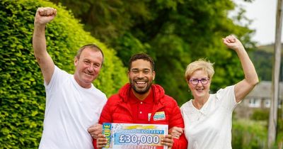 Perthshire couple celebrate £30,000 cash win with the People’s Postcode Lottery