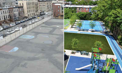 Out with asphalt: US schoolyards transformed into green oases – in pictures