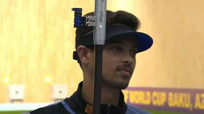Swapnil Kusale wins silver in 50m rifle 3P, his first individual ISSF World Cup medal