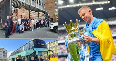 Phoning soldiers to loading lorries: Oleksandr Zinchenko's incredible unseen Ukraine support between Man City matches