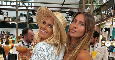 Danielle Armstrong necks 6am cocktails at Gatwick with Ferne McCann ahead of glam hen do