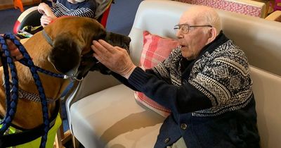 West Lothian nursing home residents delighted with visit from four-legged star of Still Game