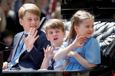 Trooping the Colour: George, Charlotte and Louis take part in their first carriage procession