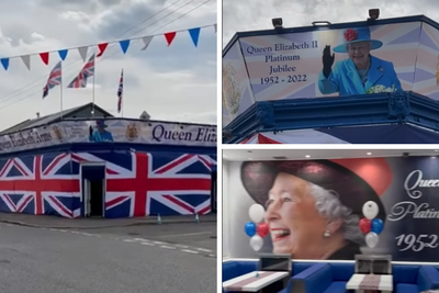 Rangers pub transformed to 'Queen Elizabeth Arms' in extreme Jubilee makeover