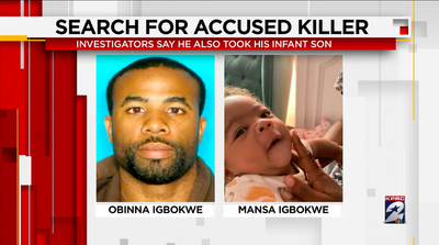 Texas man suspected of shooting wife, grandmother before fleeing with 3-month-old son