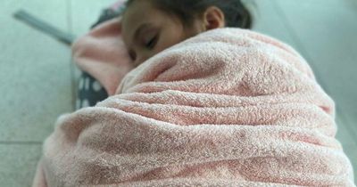 The five-year-old forced to sleep on an airport floor after Ryanair cancelled her family's flight home