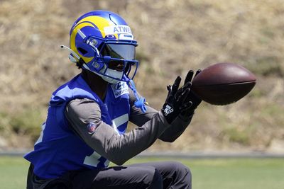 Watch: Tutu Atwell made a smooth toe-tapping catch in Rams OTAs