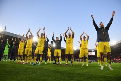 Ukraine players ready for World Cup play-off final in Cardiff after Hampden heroics