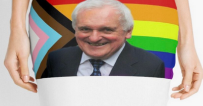 Twitter users 'can't unsee' Bertie Ahern rainbow mini skirt