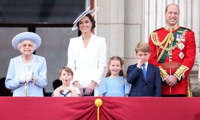 True blue: royals show jubilee unity with Meghan on same style page