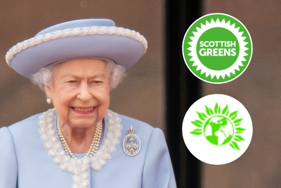 ‘Delete this’: Scottish Greens mock English party for 'nauseating royalism'