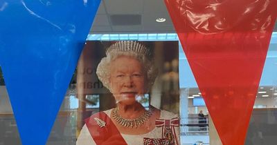 Worker sneakily edits Queen in office Jubilee decorations - and no one even noticed