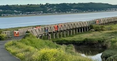 Section of Welsh coastal path ‘no longer safe for use’ due to vandalism