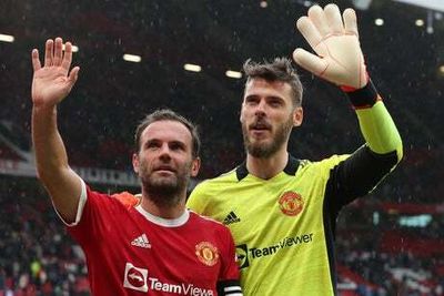 David De Gea posts emotional tribute to Juan Mata after Manchester United exit