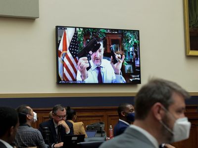 Republican pulls out firearms to oppose gun control during House hearing