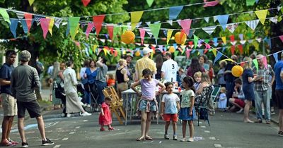 A Cardiff community held a street party but it wasn't for the Queen