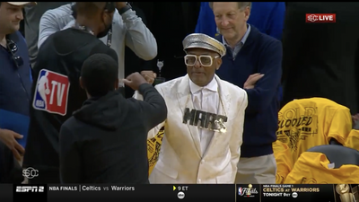 Spike Lee wore an absolutely gigantic ‘Mars’ chain to the NBA Finals, and here’s why