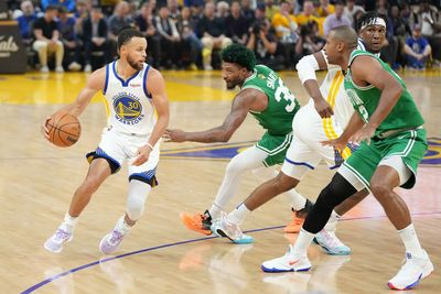 Everyone, including Marcus Smart, was shocked at how Celtics chose to guard Stephen Curry in Game 1