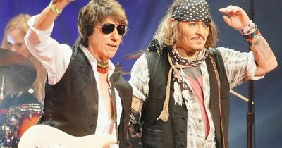 Johnny Depp branded a 'drunken pub singer' as he takes to the stage in UK with Jeff Beck