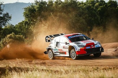 WRC Sardinia: Early leader Evans retires after water leak