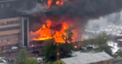 Moscow fire: Desperate bid to save up to 40 trapped in 10-floor inferno