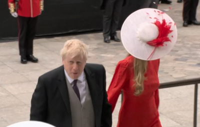 Boris Johnson BOOED by royal supporters as he attends Jubilee service