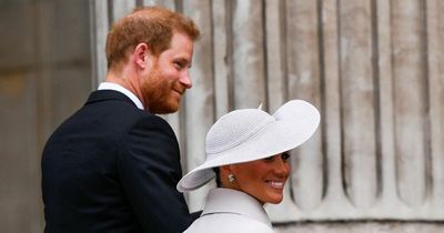 Cheers for Meghan and Harry drown out lone boos as they join royals at Jubilee service