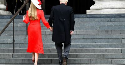 Boris Johnson and wife Carrie booed as they arrive at Platinum Jubilee thanksgiving service