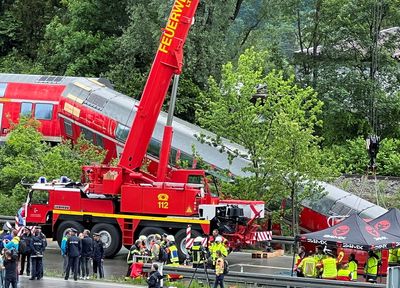 Four killed, 30 injured after train derails in southern Germany - police