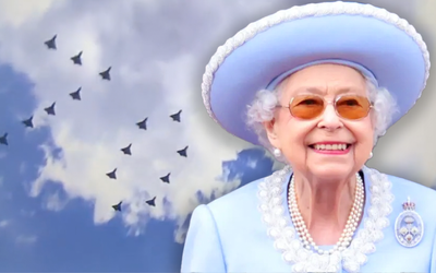 Top videos: Seventy aircraft soar over Buckingham Palace to mark Queen’s platinum milestone