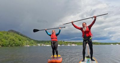 Duo raise more than £1600 for Scottish Mountain Rescue in gruelling paddleboard challenge