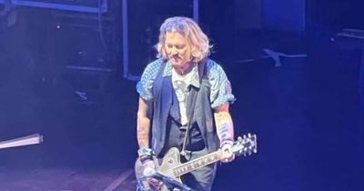 Watch the moment Johnny Depp wows the packed crowd while on stage at the Sage Gateshead