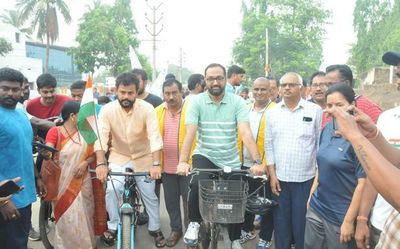 Andhra Pradesh: cycling ensures physical and mental fitness, says Collector