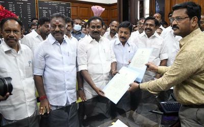 Duraisamy need not give us certificate: Palaniswami