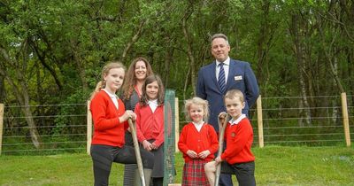 Pupils plant trees at Perthshire resort as part of Platinum Jubilee celebrations