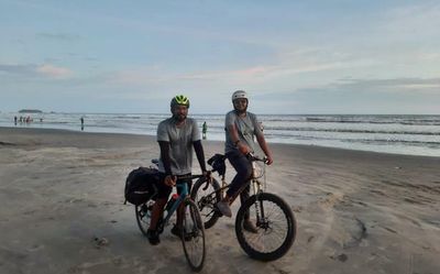 Biker duo cite need for habitable coastline