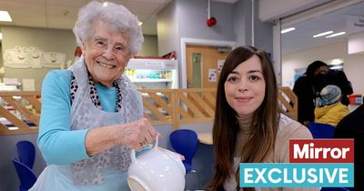 Volunteer aged 100 still works at hospital cafe to 'give something back to the NHS'