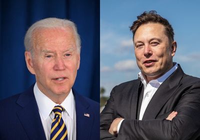 Biden and Musk trade barbs over US economy as president wishes SpaceX boss ‘lots of luck on trip to moon’