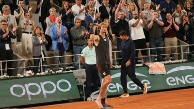 Nadal advances to French Open final after twisted ankle forces Zverev to quit