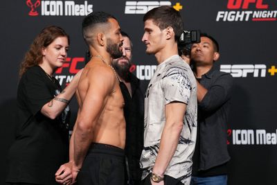 Photos: UFC Fight Night 207 weigh-ins and faceoffs